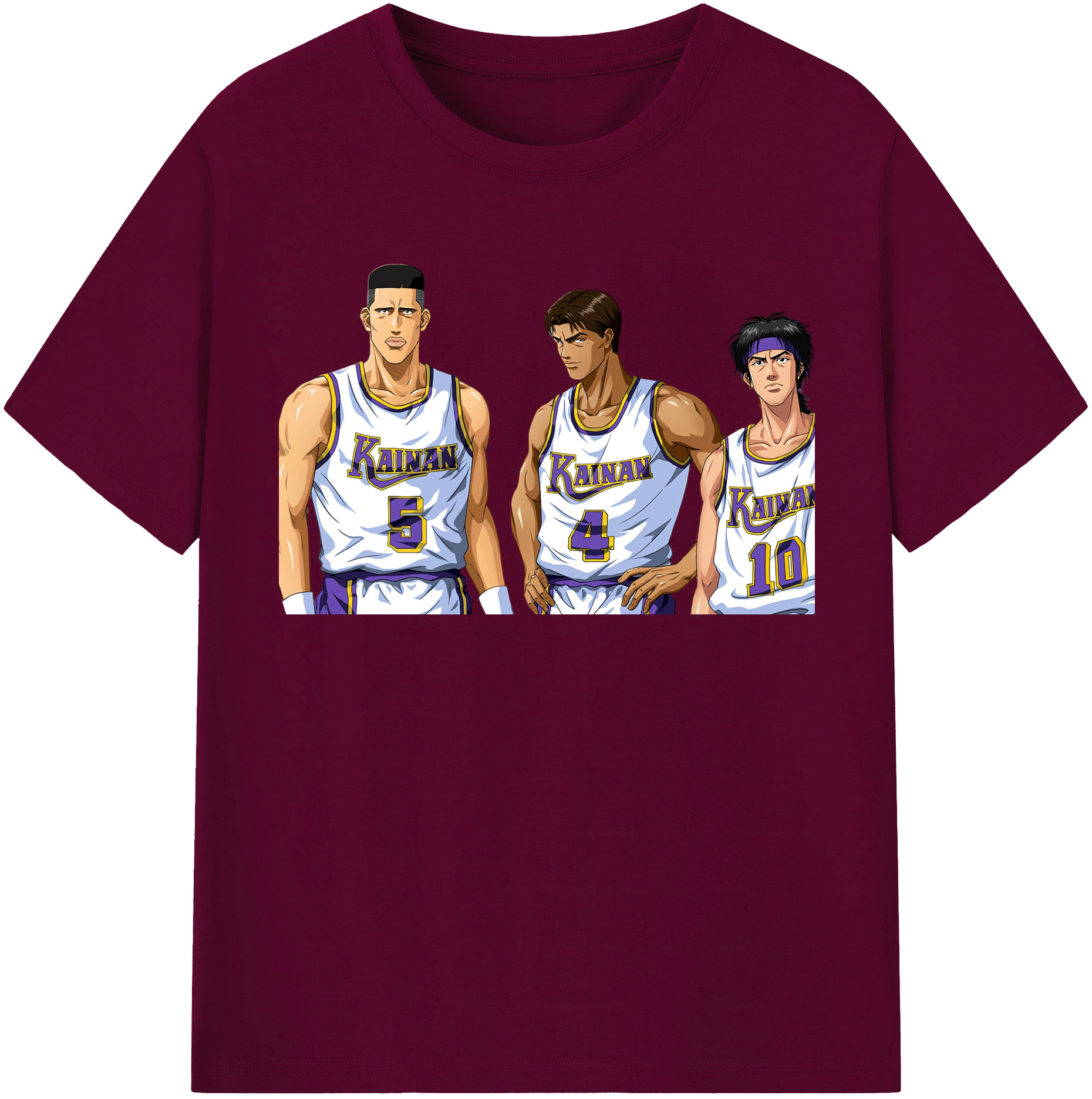 （画像用） SLAM DUNK／スラムダンク レディースカジュアルプリントTシャツ（綿100％）